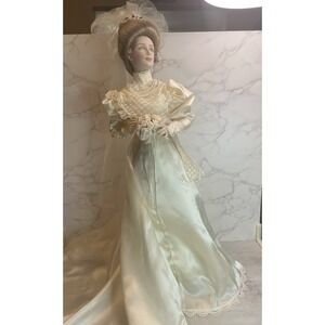 Franklin Mint Heirloom - Gibson Girls, Bride - 22" Porcelain Doll